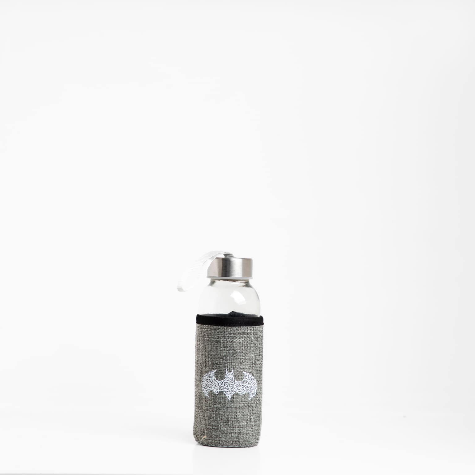 Batman Calligraphy | Premium Water Bottle with Sleeve