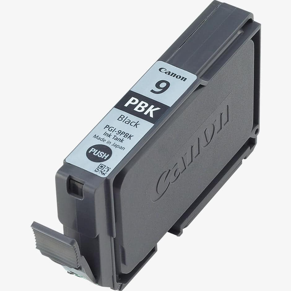Canon PGI-9PBK Photo Black Ink Cartridge - LUCIA Pigment Ink Technology - Professional High-Contrast Photo Printing - Smudge Resistant - Compatible with PIXMA Pro9500 Series