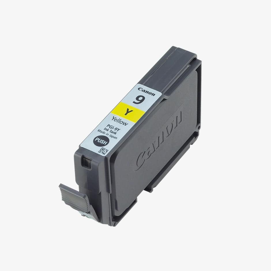 Canon PGI-9Y Yellow Ink Cartridge - LUCIA Pigment Ink Technology - Professional Lab-Quality Prints - Fade Resistant - Compatible with PIXMA Pro9500 Series