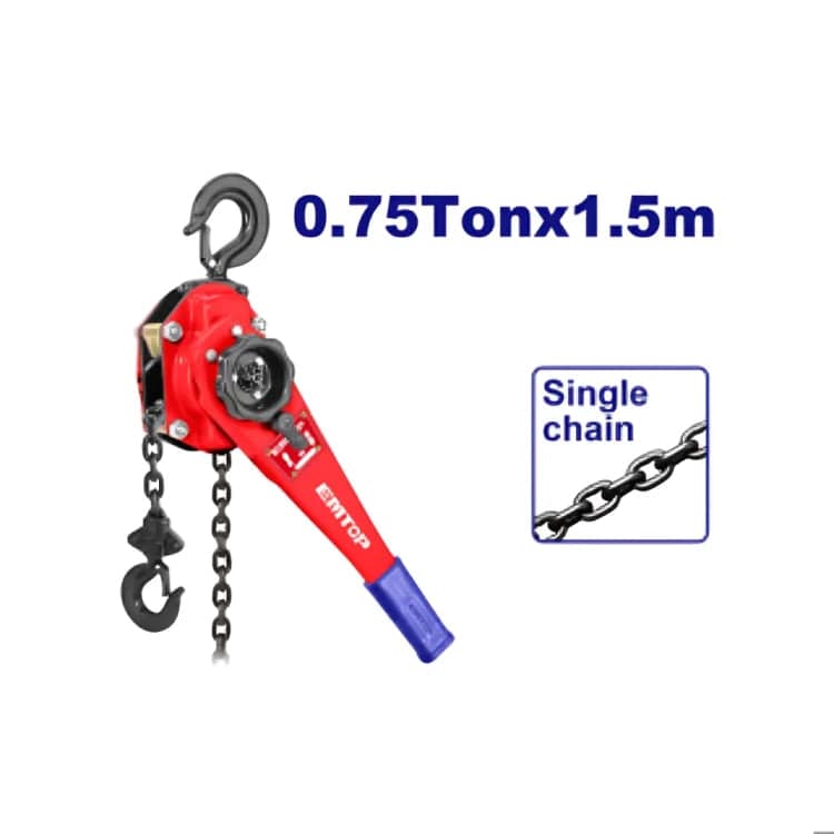 EMTOP ECBK2075 Lever Hoist 0.75 Ton