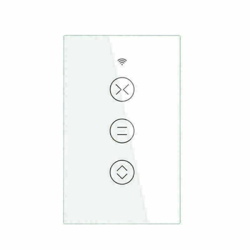 Moes 1-Gang Curtain Switch – Zigbee Mesh – US Type – White