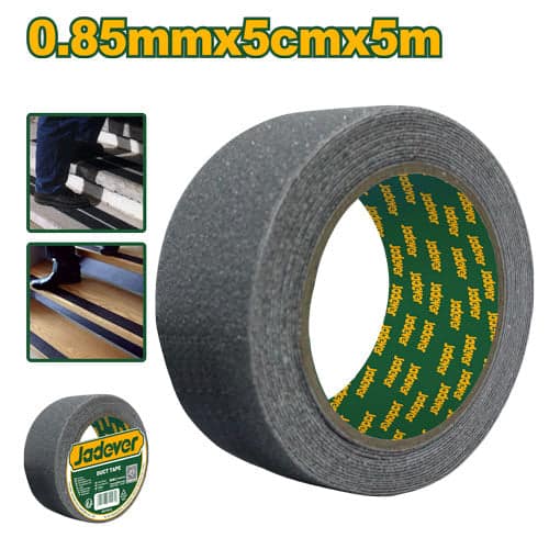 JADEVER Quartz‑Sand PVC Anti‑Slip Tape (5 cm × 5 m)