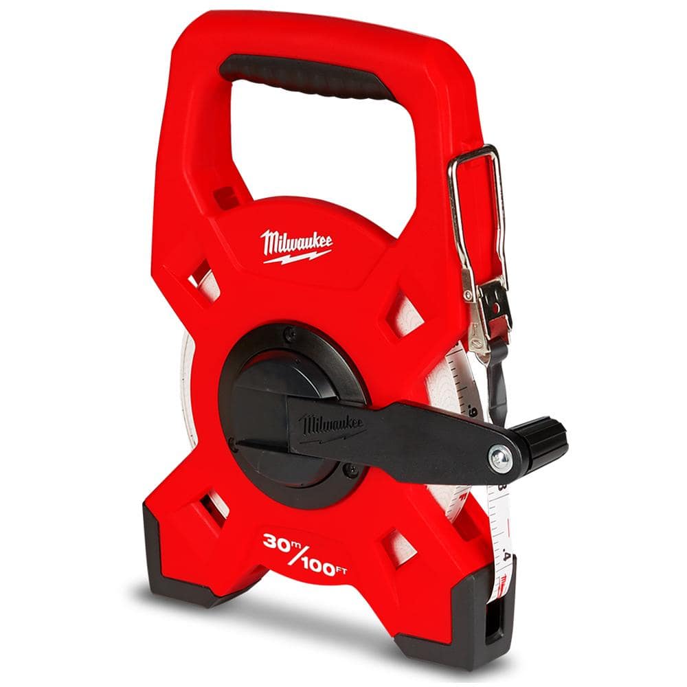 Milwaukee 30m/100ft Fiberglass Open Reel Long Tape