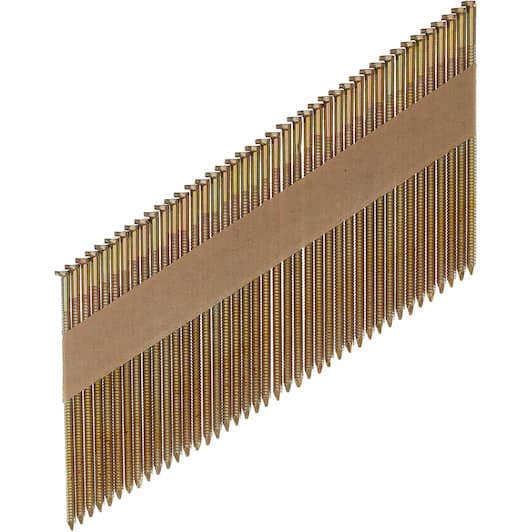 Milwaukee 34° D-Head 90 mm Ring Shank Hot Dipped Galvanized Framing Nails (2200 pcs)