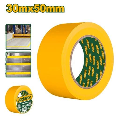 JADEVER Yellow Safety/Warning Tape 2 Inch × 30 Meter
