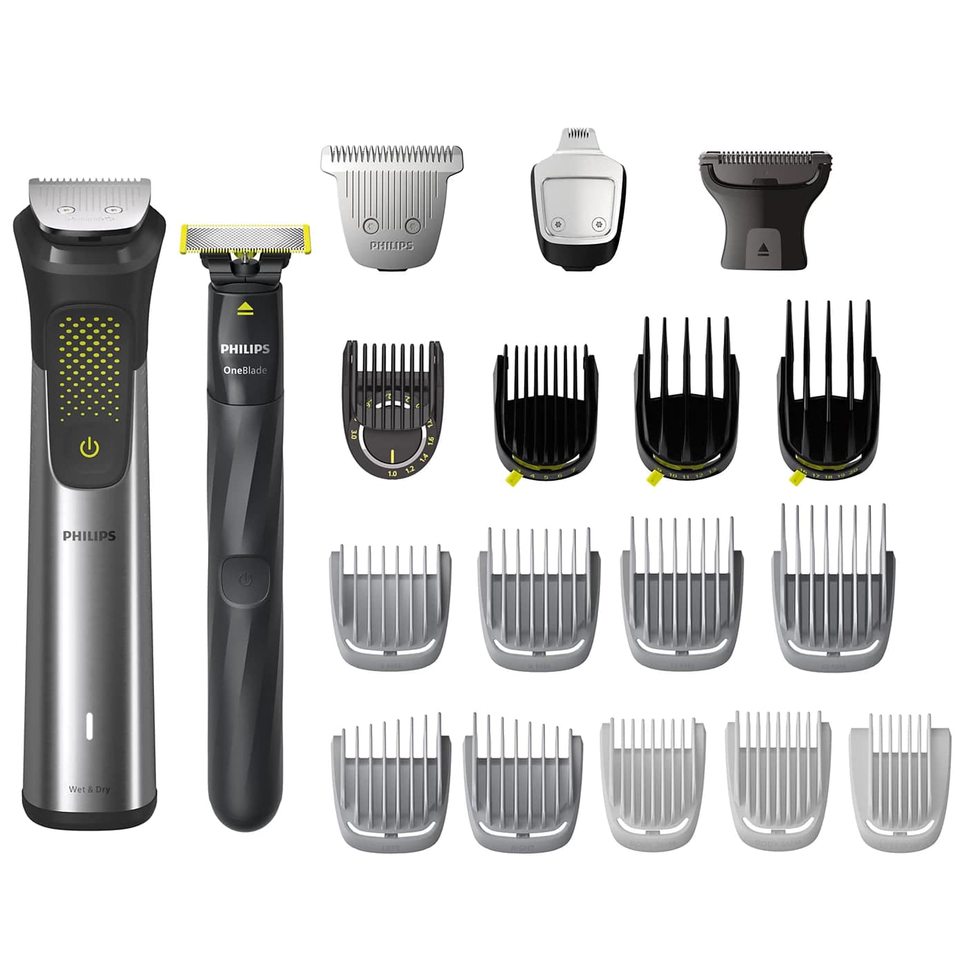 Philips 20-in-1 Grooming Set Series 9000 MG9553/15 - 20-in-1 Grooming Set for Face, Hair & Body
