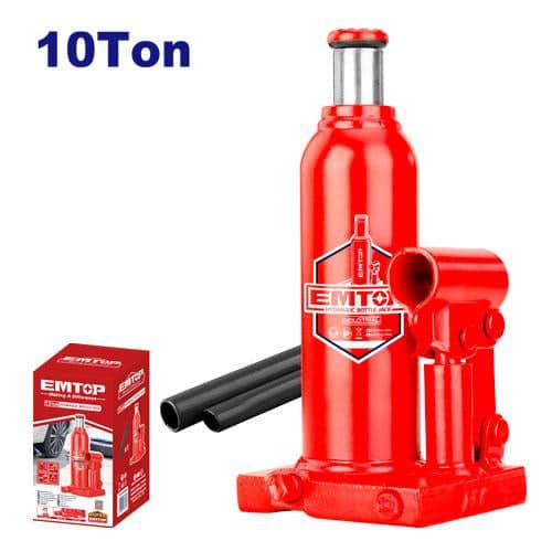 EMTOP EHJK1101 – 10 Ton Hydraulic Bottle Jack