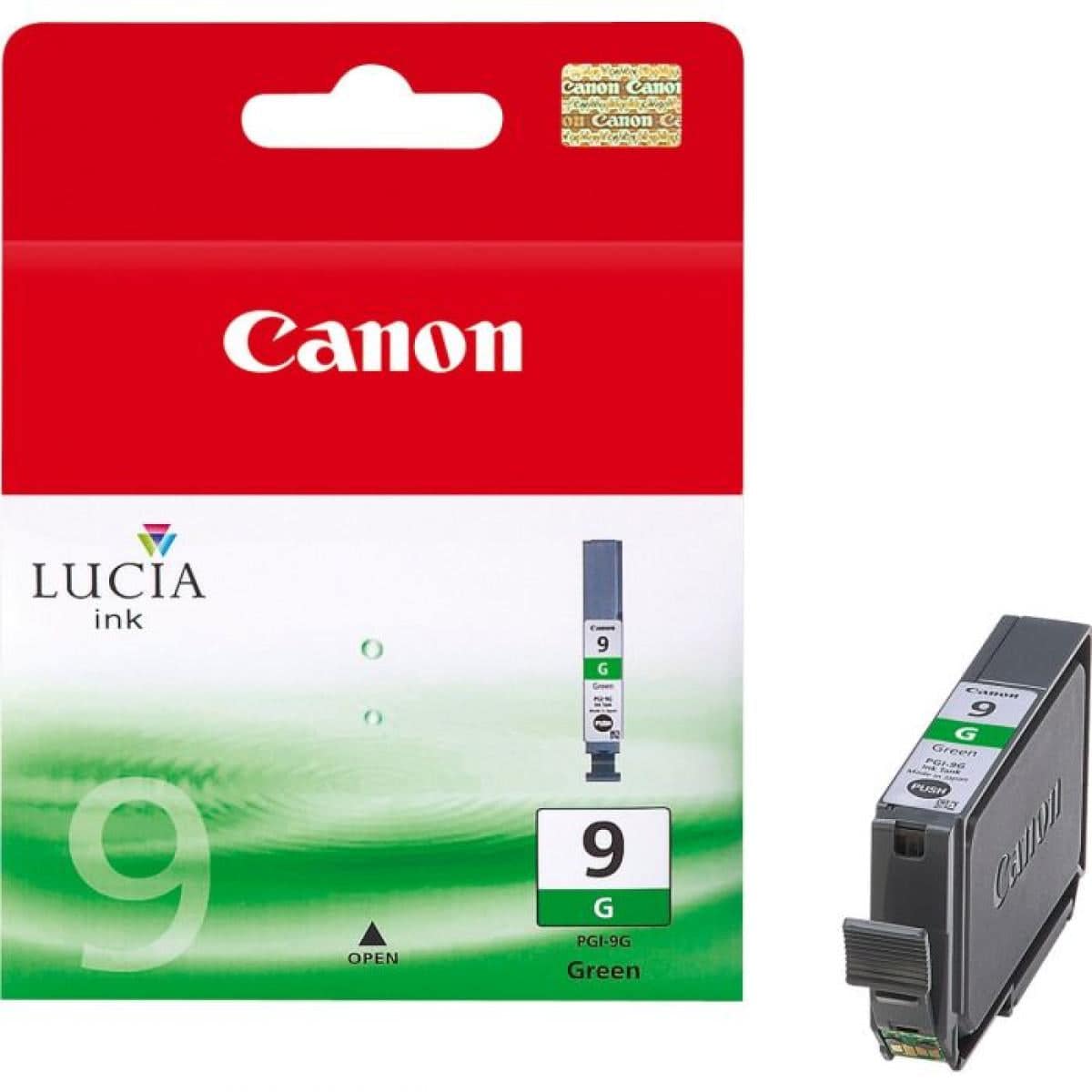 Canon PGI-9G Green Ink Cartridge - LUCIA Pigment Ink Technology - Professional Color Range Expansion - Fade Resistant - Compatible with PIXMA Pro9500 Series