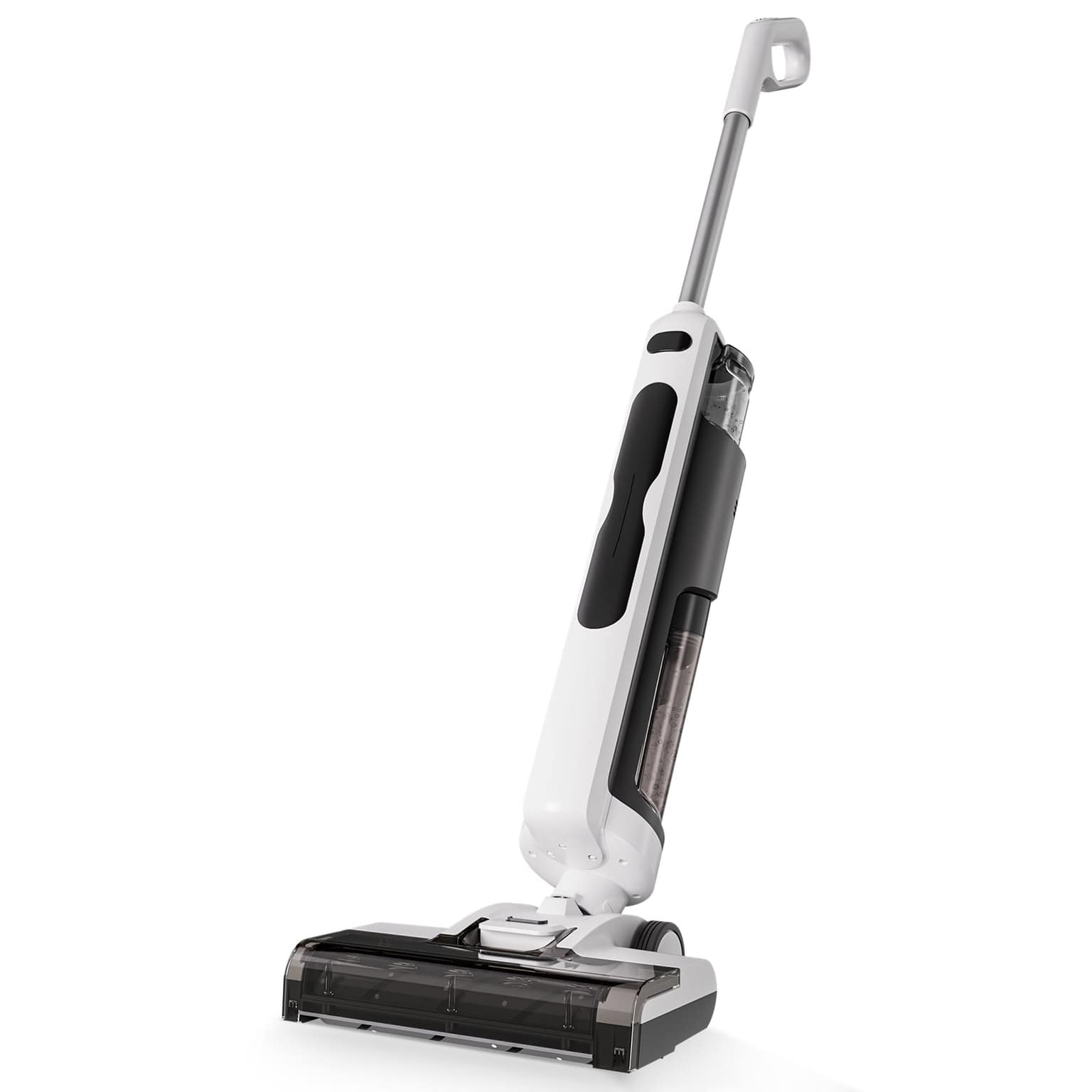 Glowix CL2001 Smart Cordless Floor Washer - Wet & Dry Vacuum Cleaner - Self-Cleaning System - Dual Tank Technology - High Suction Power - White