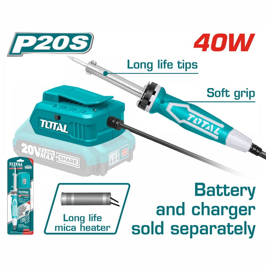 Total TSILI2001 20V Cordless Soldering