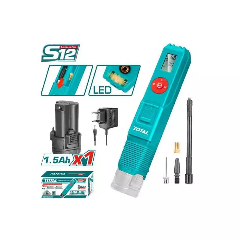 Total TACLI12011 12V Cordless Tire Inflator