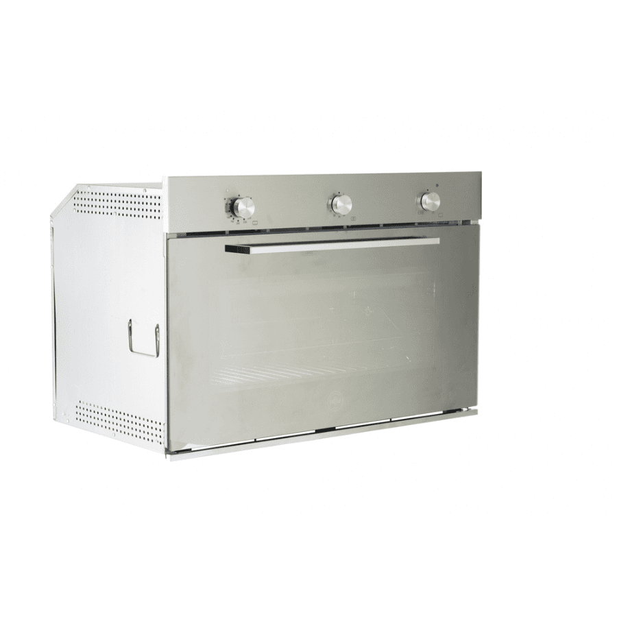 La Germania Built-in Gas Oven 90cm - 99L Capacity, Gas Grill, Full Safety & Premium Stainless Steel Design