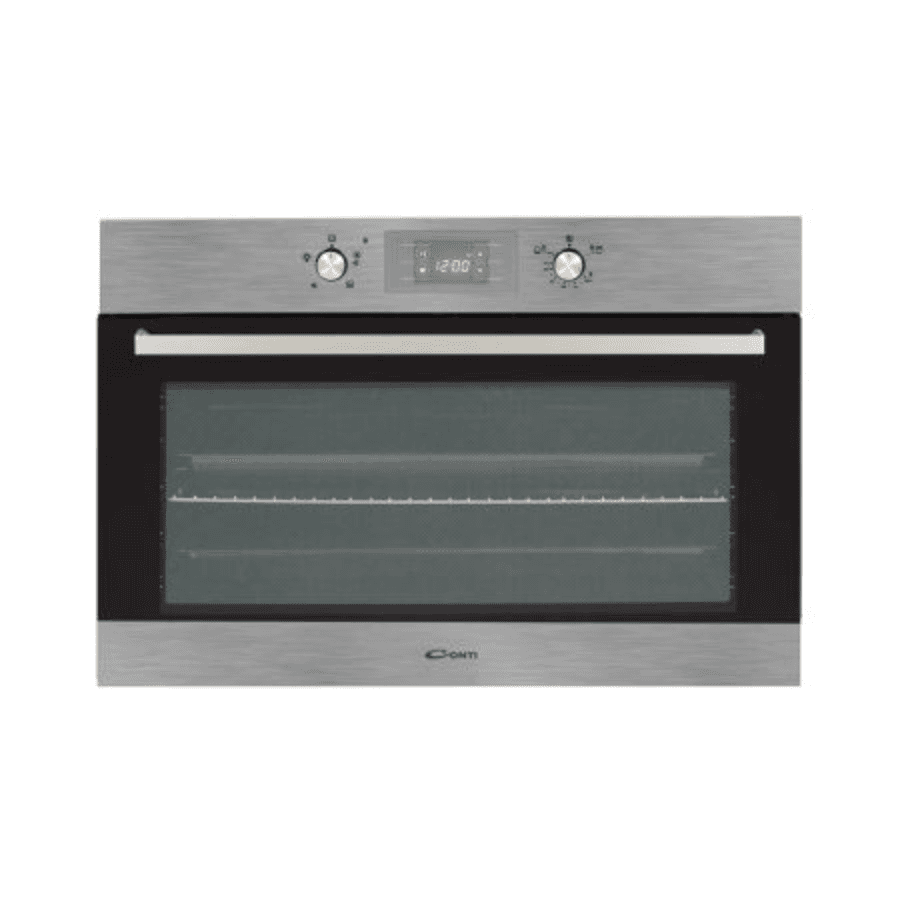 Conti Built-in Oven 90cm - CGO-902-MF-IX - Multifunction Electric Oven, Inox Finish, Convection Fan & Easy Clean System
