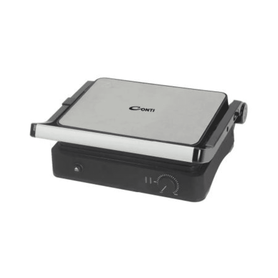 Conti Contact Grill 2000W - GT2201-G, Non-Stick Granite Plates, 180-Degree Full Opening & Intelligent Temperature Control