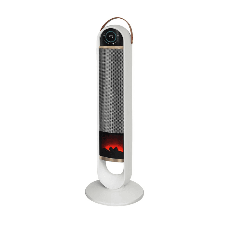 Conti Ceramic Electric Heater 2000W - TCH-2003-OW, PTC Fast Heating Technology, 2 Heat Settings, & Advanced Safety System in White