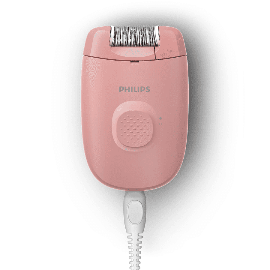 Philips Epilator - Corded, Series 2000, Effective Removal System, 2 Speed Settings, Washable Head, & Ergonomic Design - BRE229/00