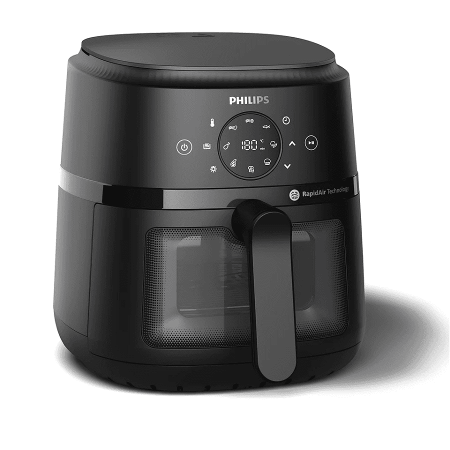 Philips Airfryer 2000 Series - 4.2L Capacity, Rapid Air Technology, 13 Cooking Functions, Digital Touch Screen, & Compact Design - NA220/09