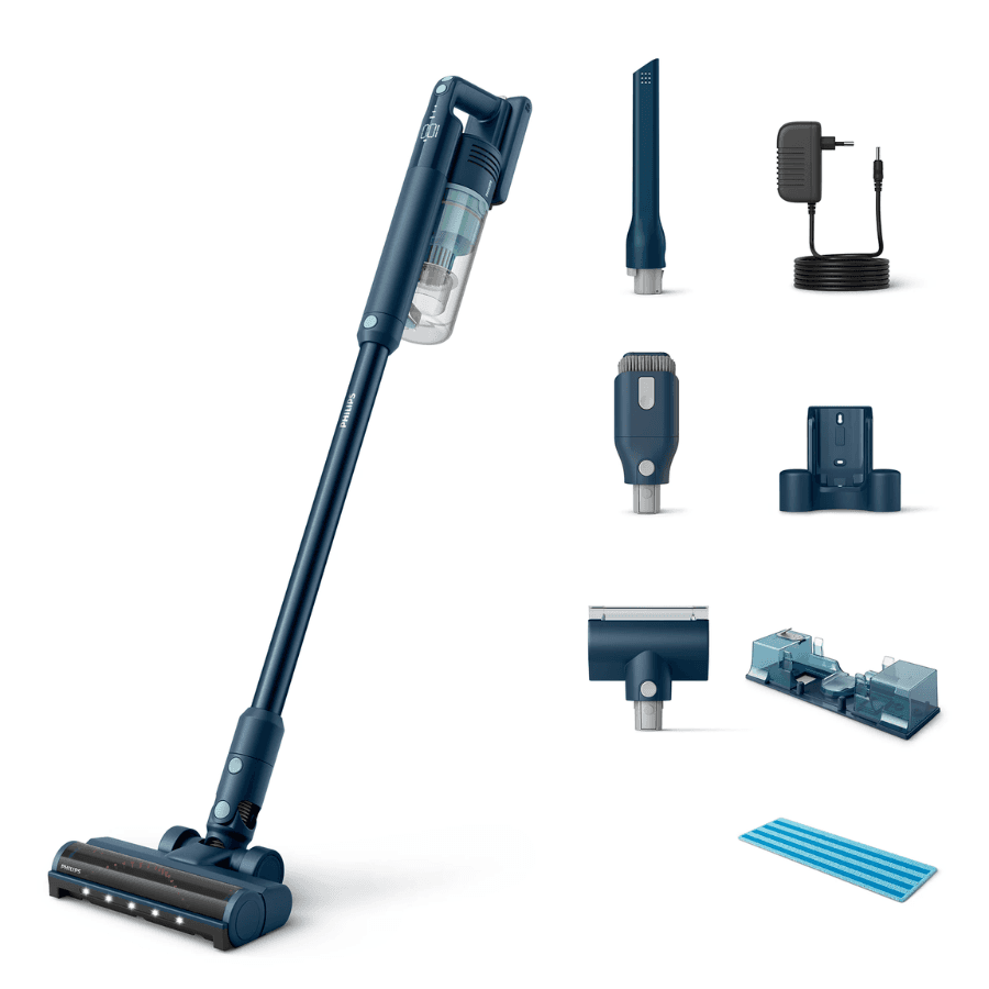 Philips Cordless Vacuum Cleaner Series 5000 - Advanced Digital Motor, 60 min Runtime, LED Precision Nozzle - XC5041/61