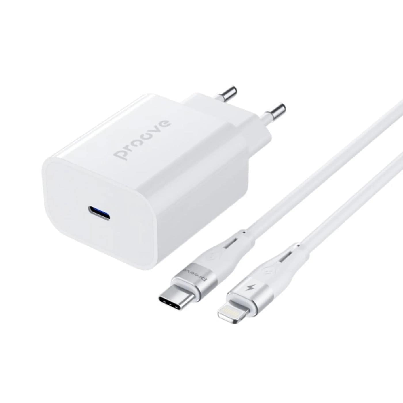Proove Rapid 20W Wall Charger + Type-C to Lightning Cable