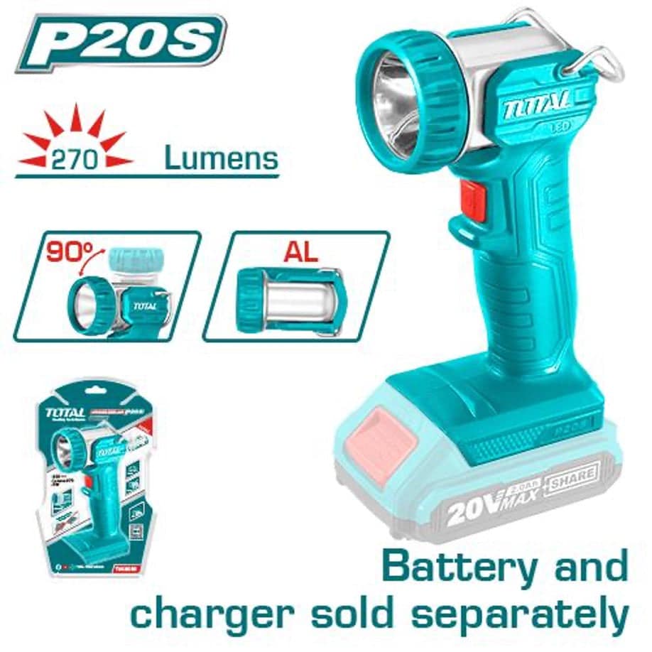Total TWLI2038 Cordless Work Light