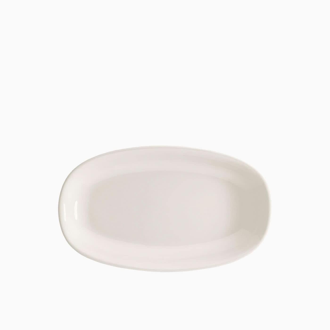Bonna White Oval Deep Plate