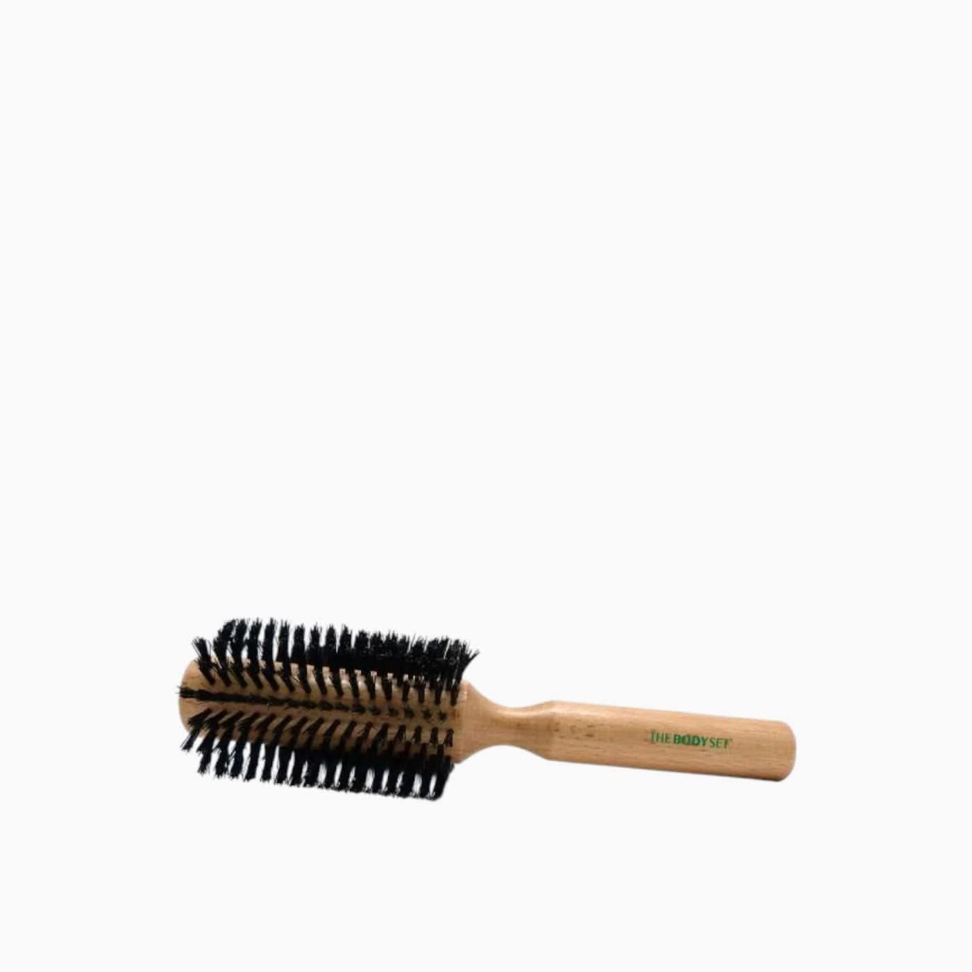 The Body Set Big Round Beech Hair Brush