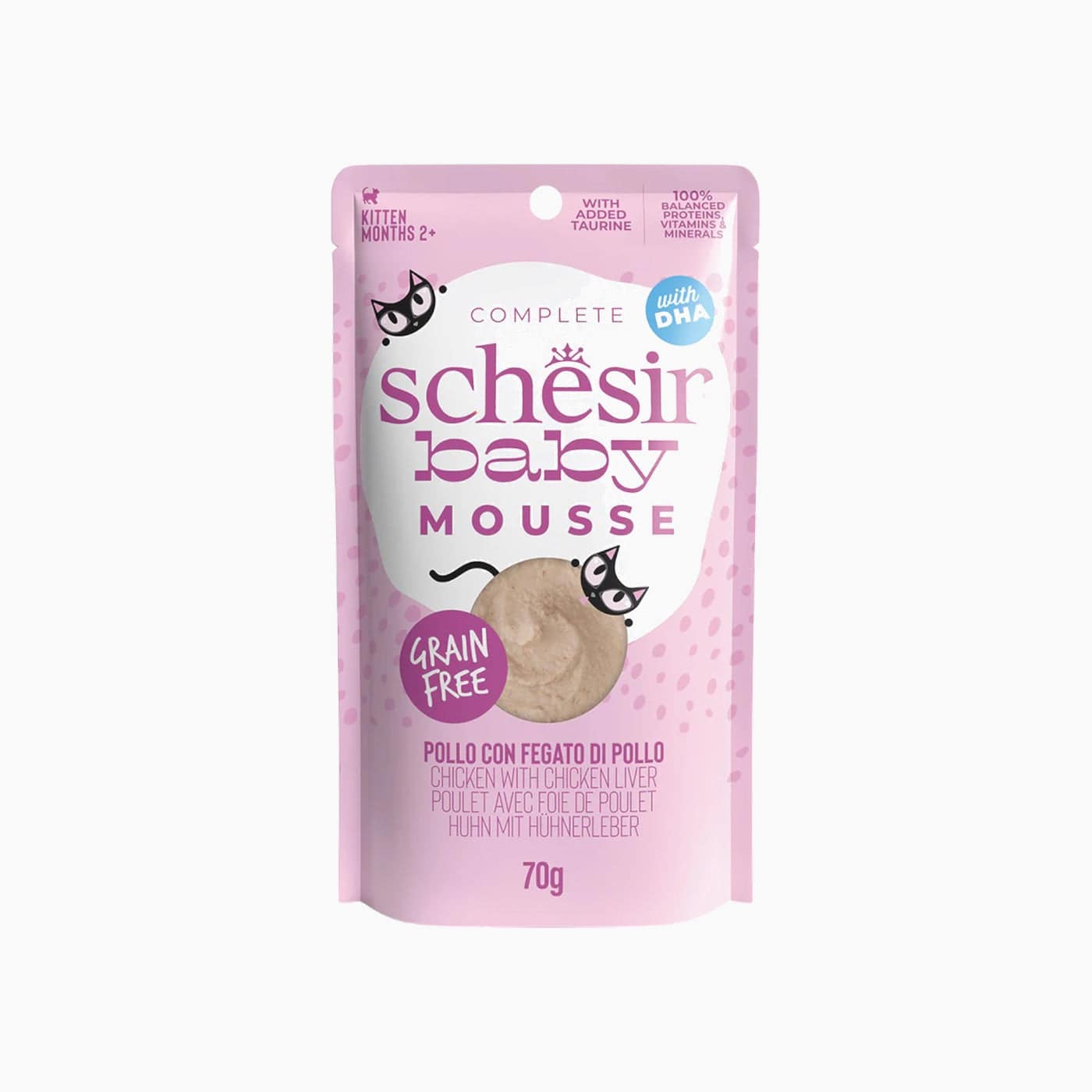 Schesir Baby Cat Pouch Mousse 12x70 gm