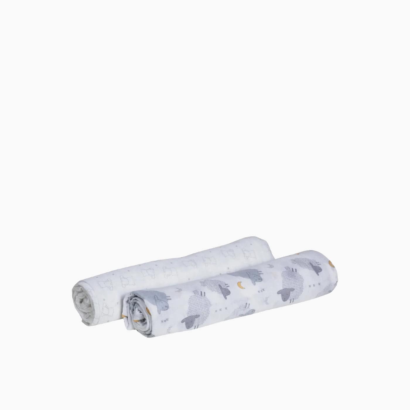 Chicco Swaddles Set 2Pcs Bear&Grey Sheep
