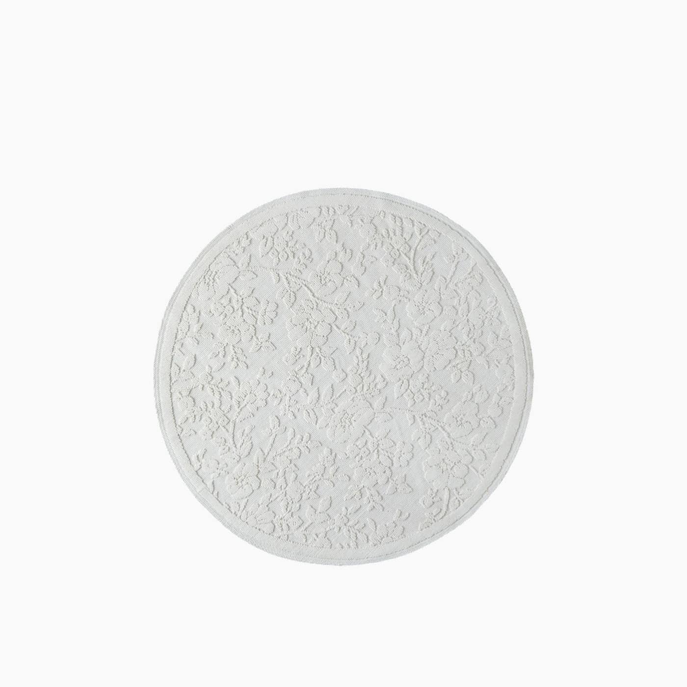H Living Lau Boucle Rug 110x110 cm Cream