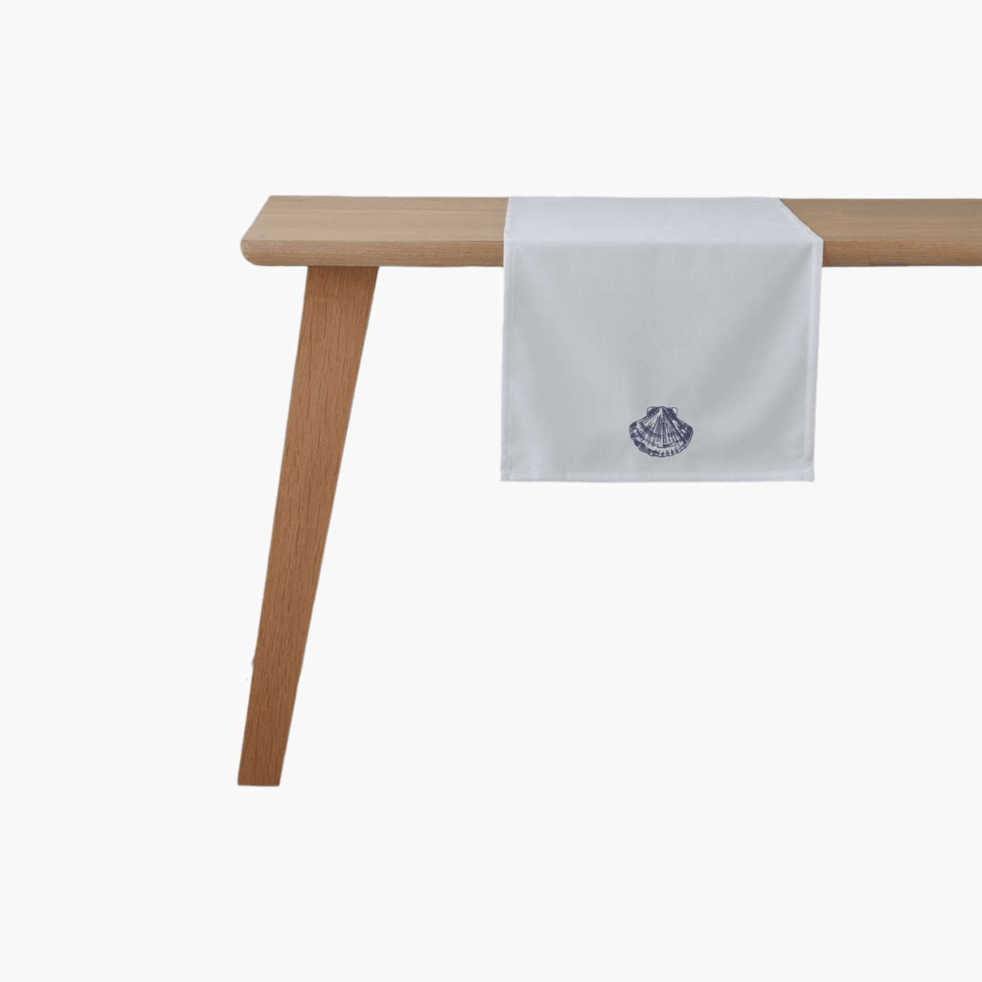 H Living Shellwave Polyester Runner 40x140 cm White - Blue