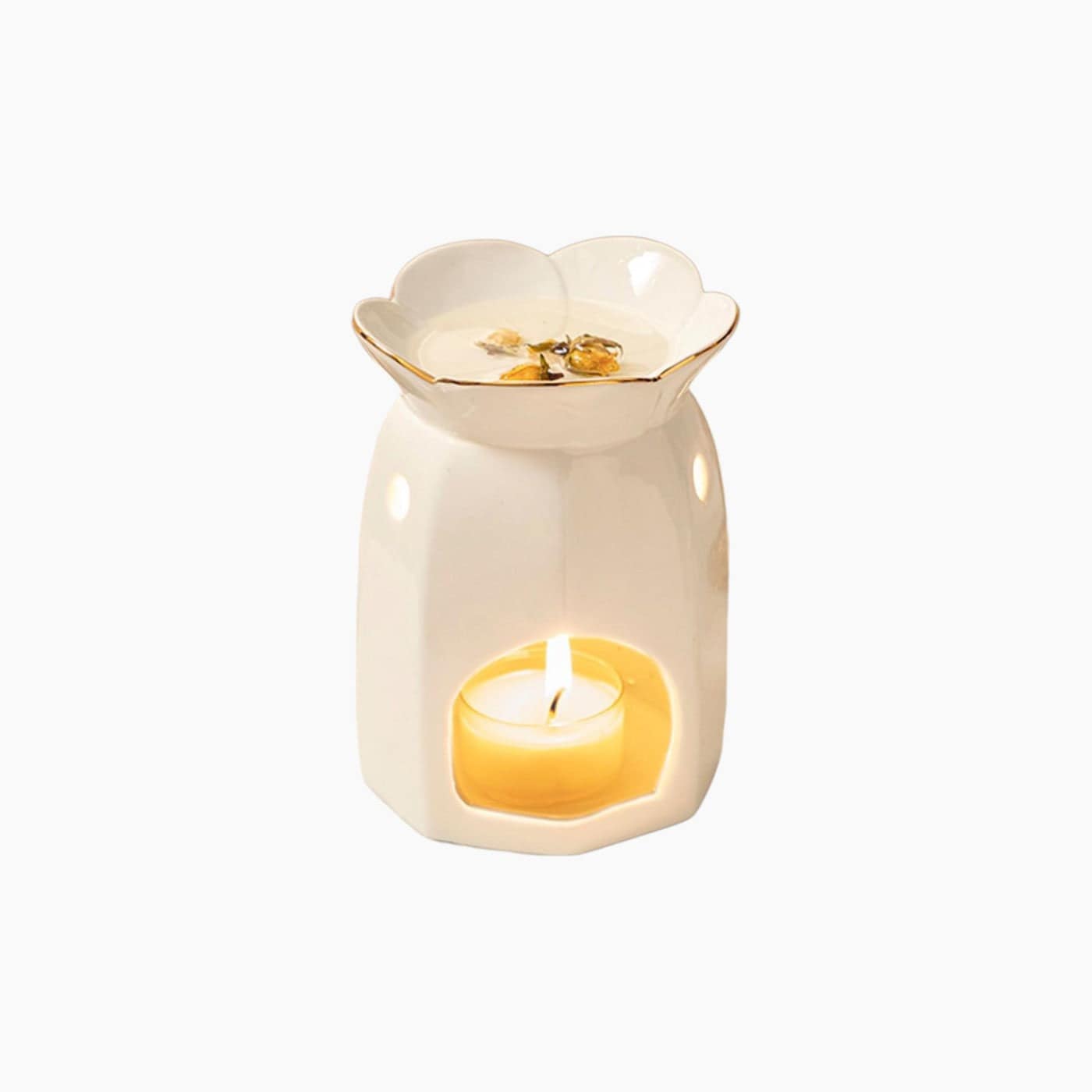 H Living Floret Censer 11X11X14 cm White