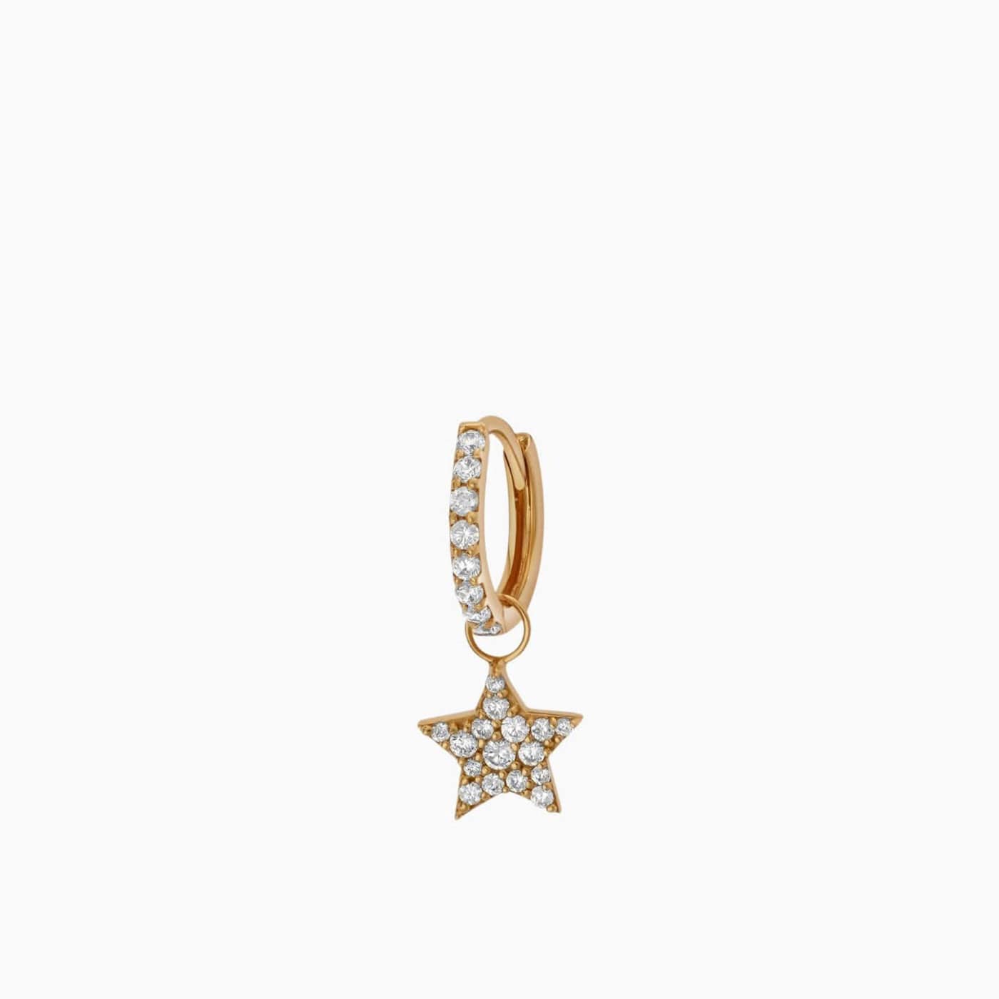 Joy Jewels Star Huggie Hoop Earrings
