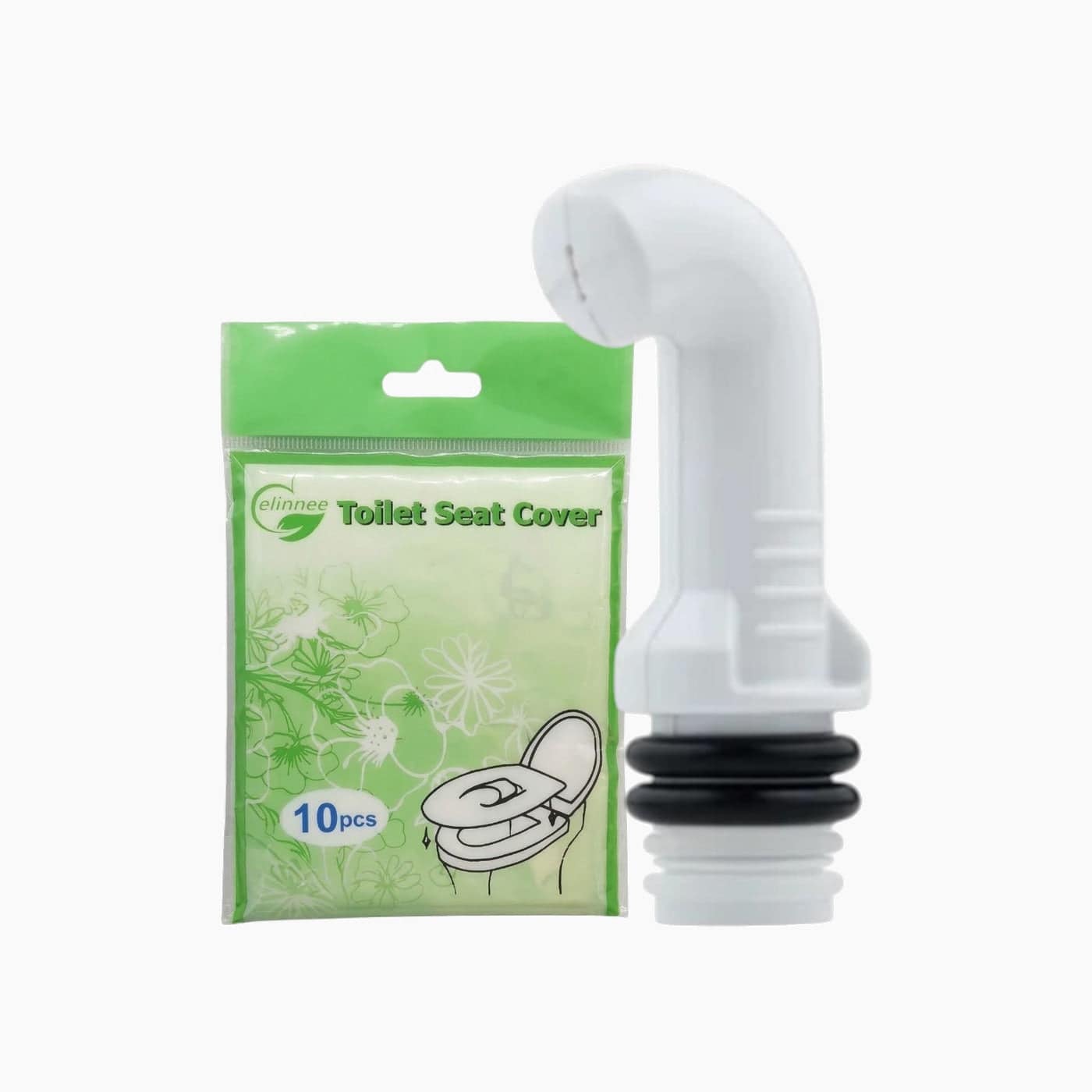 Travel Kit Pocket Shattaf & 10 Toilet Seat Paper Pack