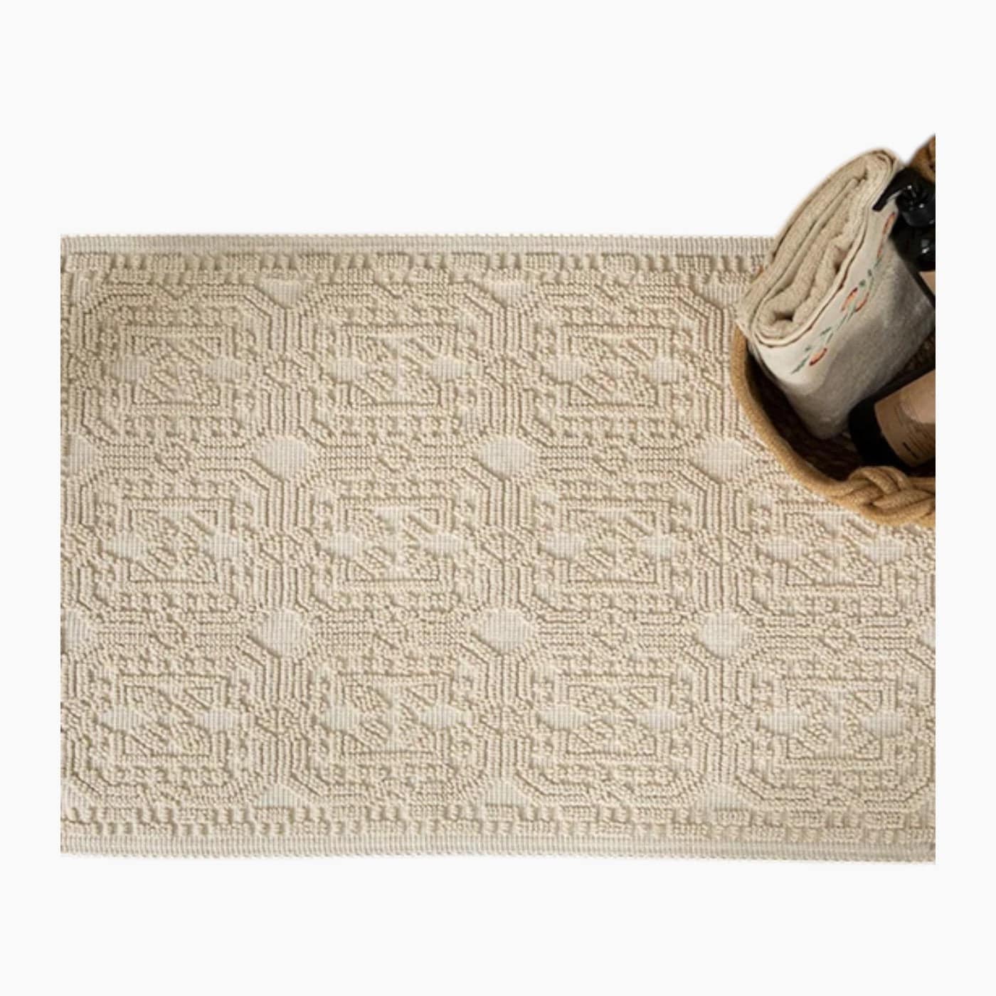 H Living Chester Boucle Rug 80x150 cm Cream