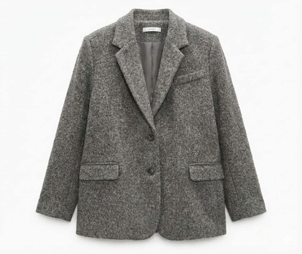 Enzo Anthracite Blazer Jacket