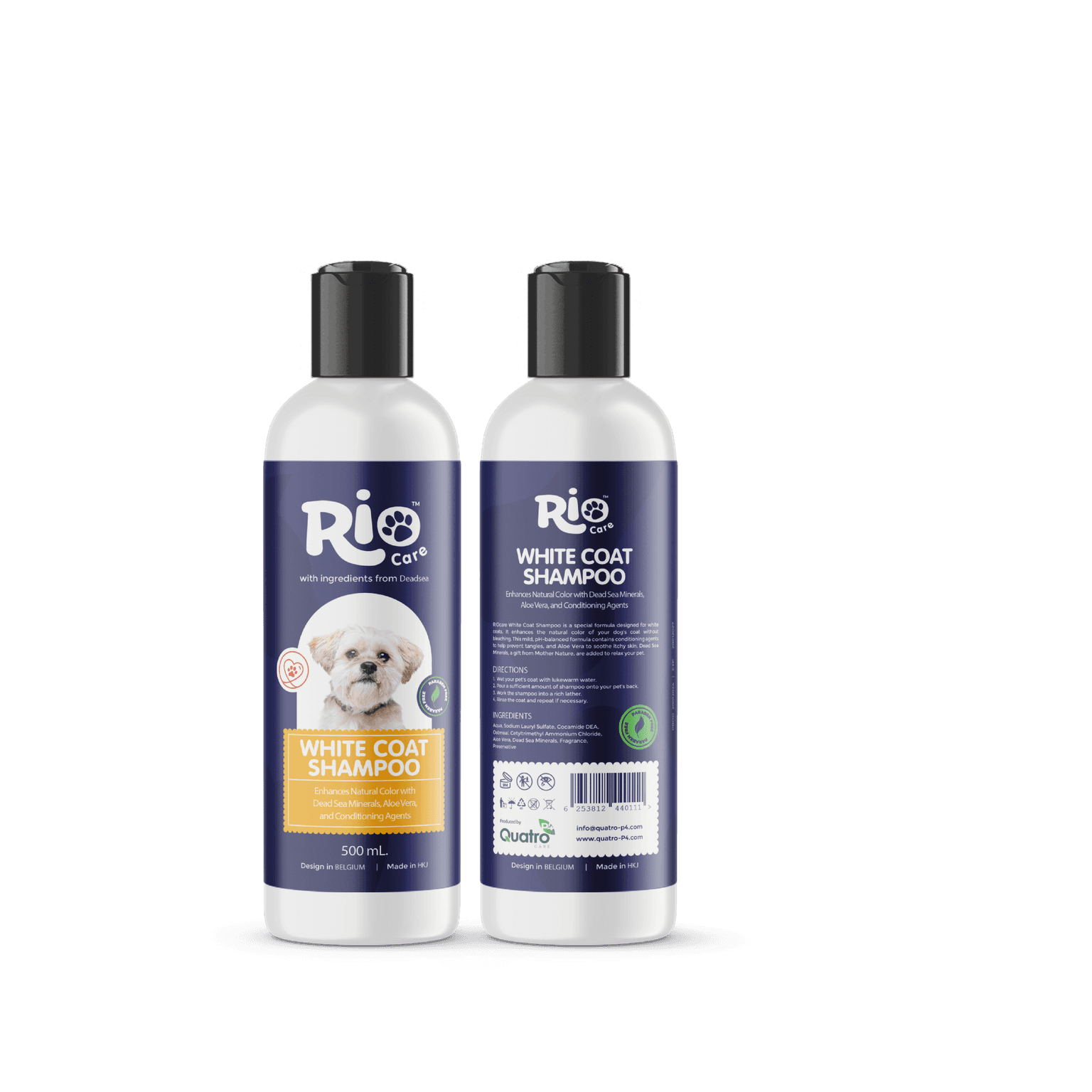 Rio White Coat Shampoo - 500 ml