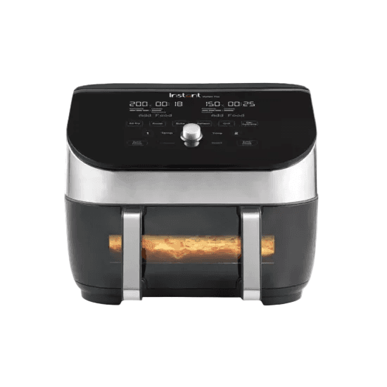 Instant Pot Vortex Versa zone Fryer with Clear Cook, 8.5Lit, 1700Watts, Black