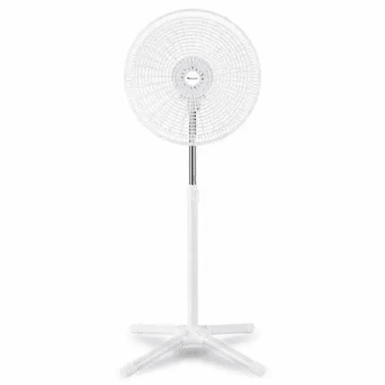 Spark line Plastic Stand Fan, 58Watts, 18Inch, White