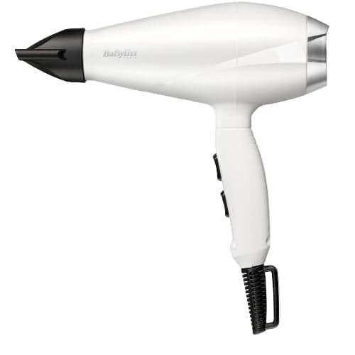 BaByliss Hair Dryer, 6Mm Nozzle, 2000Watts, White