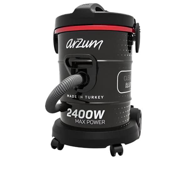 Arzum Cleaner Raptor Drum Type Vacuum, 5M Cable, 2400Watts, Black