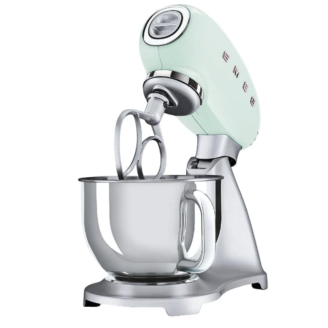 Smeg Stand Mixer Style Aesthetic, 4.5Lit, 800Watts, Pastel Green
