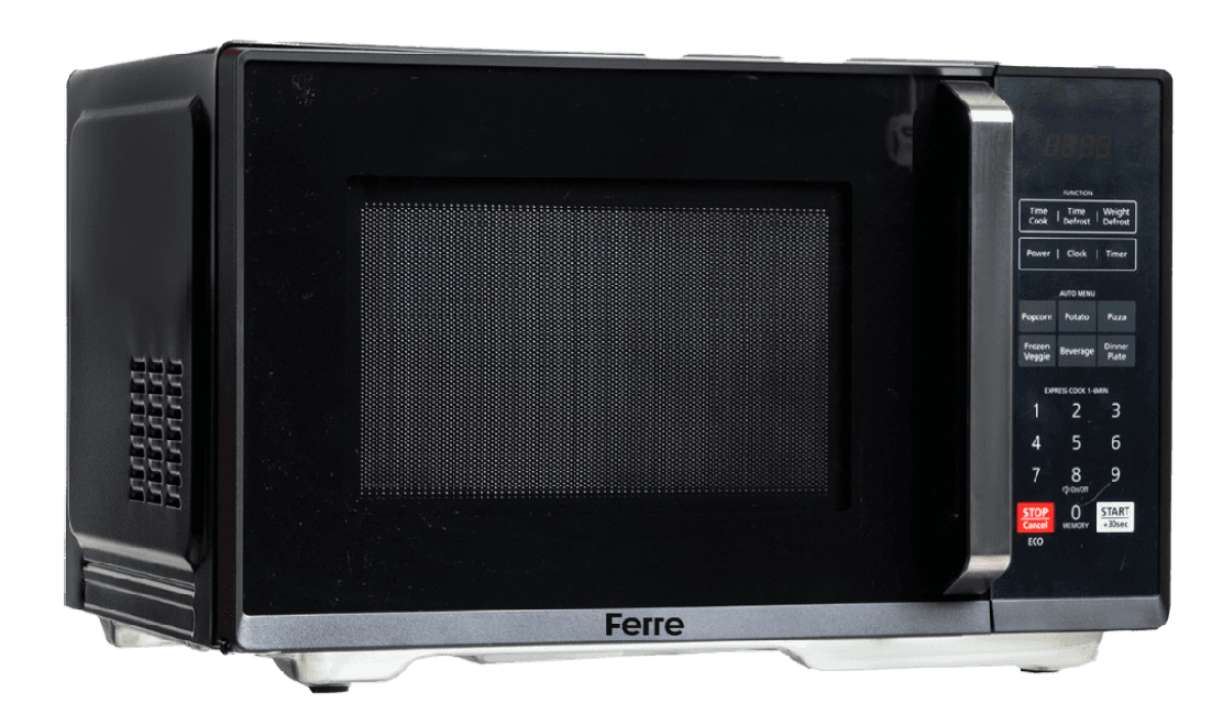 Ferre Microwave Finished Glass, 32Lit, Black