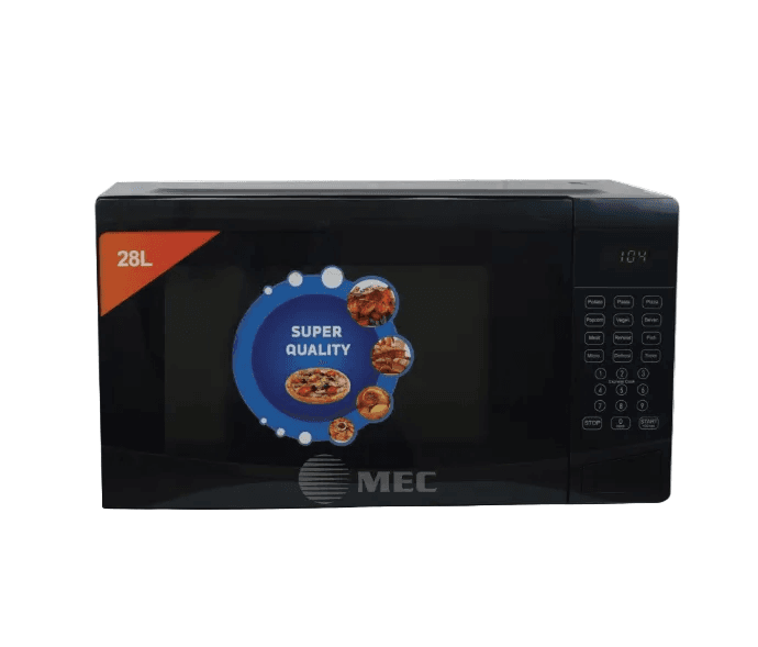 MEC Microwave, 28Lit, 900Watts, Black with Black Finished Glass