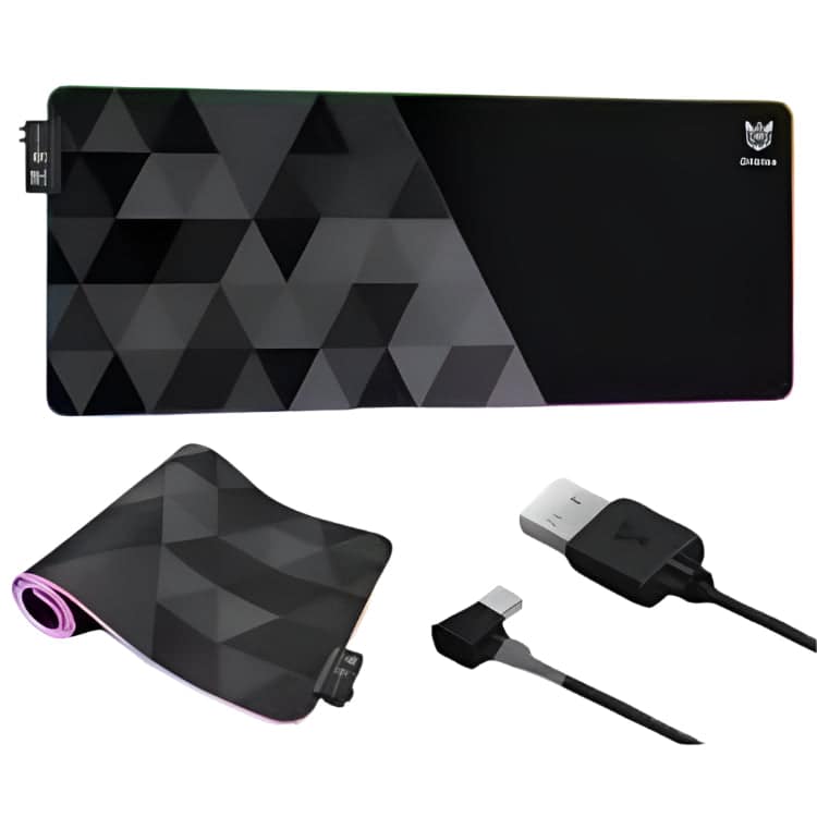 Onikuma RGB Gaming Mouse pad, 800x300x4Mm, Black