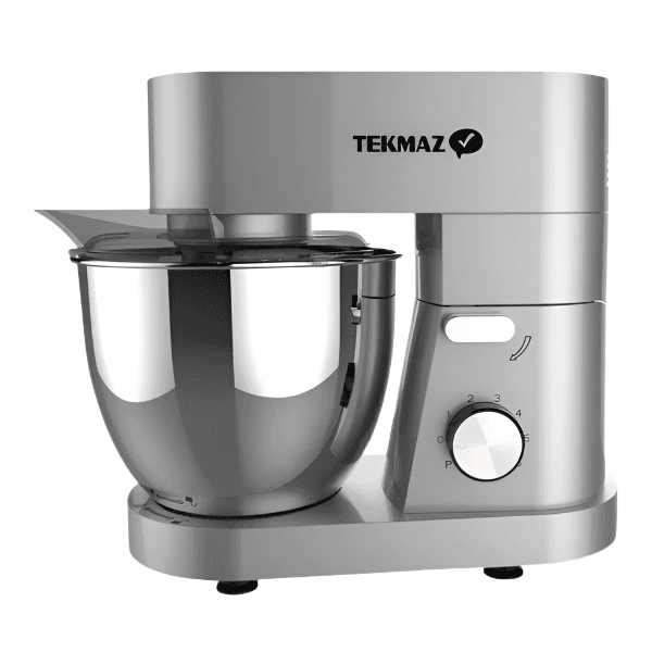 Tekmaz Kitchen Machine, 12Lit, 6Speeds, 2000Watts, Stainless Steel