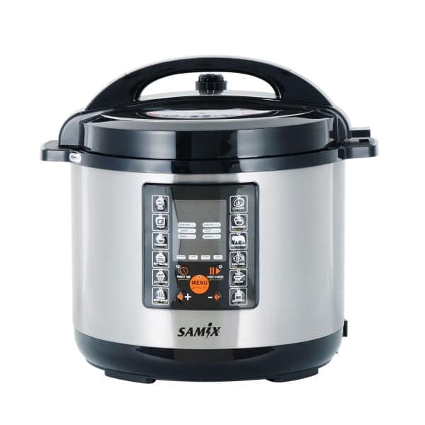 Samix Pressure Cooker, 14Lit, 1600Watts, Black & Steel