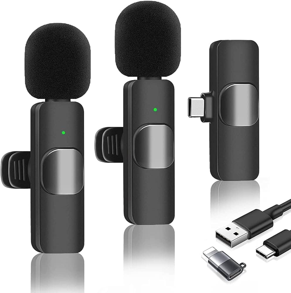 Dual Wireless Microphone K9, For Iphone & iPad