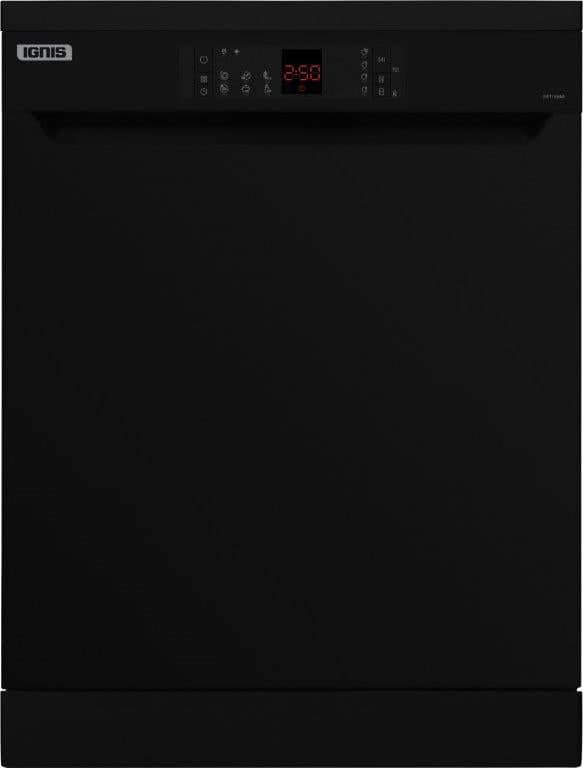 IGNIS Free Stand Dishwasher A++, Safety System, 6Programs, 13Sets, Black