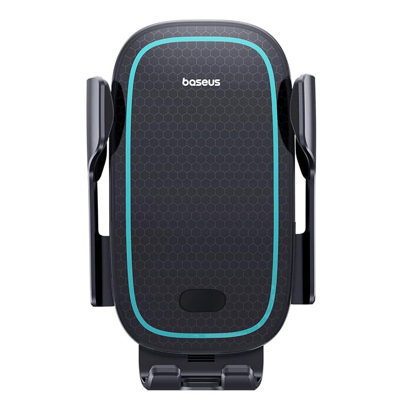 Baseus Milky Way Pro Series 15W Wireless Charging Electric Car Mount Phone Holder — Black