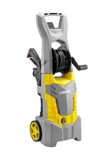Lavor High Pressure Washer, 3Pistons, Aluminium Pump, 145Bar, Yellow